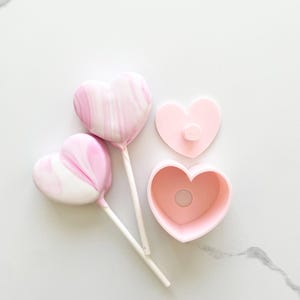 Heart Cake Pop, Cake Disc Cutter and Popper Set