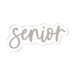Senior Font Cookie Cutter