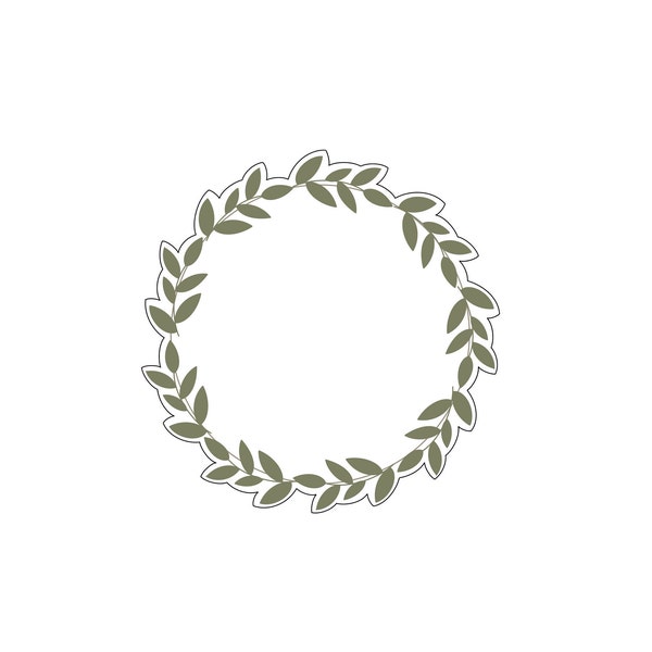 Leafy Wreath Cookie Cutter