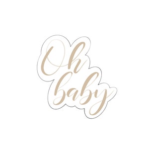 Oh Baby Cookie Cutter