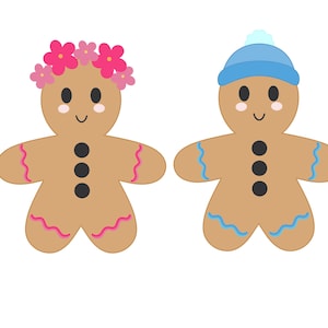 Gingerbread Girl or Gingerbread Boy 2023 Cookie Cutters