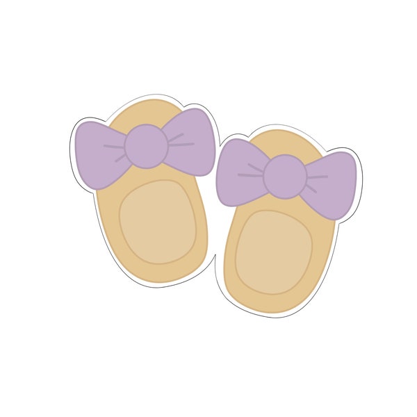 Cute Baby Shoes Cookie Cutter