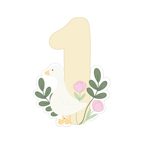 One Silly Goose Number 1 Cookie Cutter