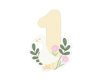 One Silly Goose Number 1 Cookie Cutter