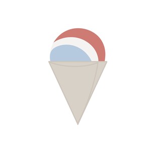 Snowcone Cookie Cutter