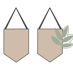 Banner with or without Greenery Cookie Cutter