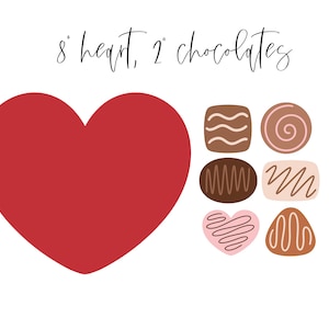 Heart Box with Mini Chocolates Cookie Cutter Set
