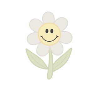 Smiley Face Daisy Flower Cookie Cutter