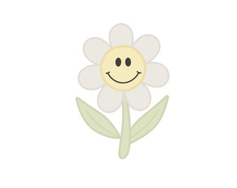 Smiley Face Daisy Flower Cookie Cutter