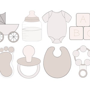 Baby Mini Cookie Cutters