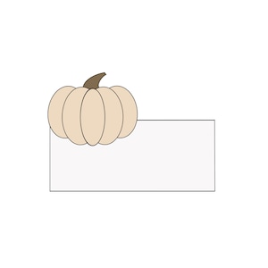 Pumpkin Name Plaque Cookie Cutter