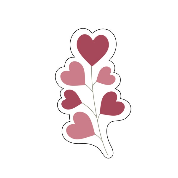 Heart Leaf Branch Cookie Cutter