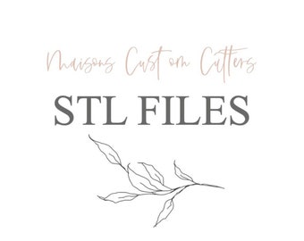 STL File Digital Download for Cookie Cutter printing at home