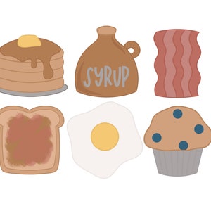 Breakfast Foods Cookie Cutters