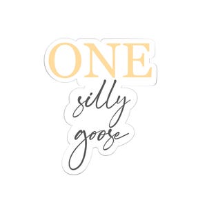One Silly Goose Plaque Cookie Cutter