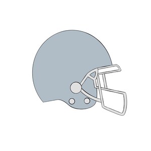 Football Helmet Cookie Cutter