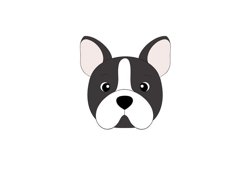 Golden Doodle, Bichon, Lab, Frenchie/Boston Terrior, Yorkie, or Boxer Dog Face Cookie Cutters image 3