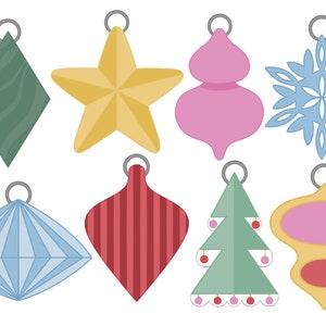 Set di 8 formine per biscotti ornamentali