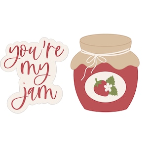 You&#39;re My Jam Valentine&#39;s Set Cookie Cutter