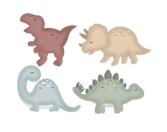 T-Rex, Triceratops, Brontosaurus of Stegosaurus koekjesvormer