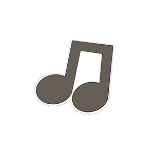 Music Note Cookie Cutter