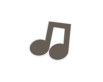 Muzieknoot Cookie Cutter