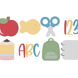 Back To School Mini Cookie Cutters