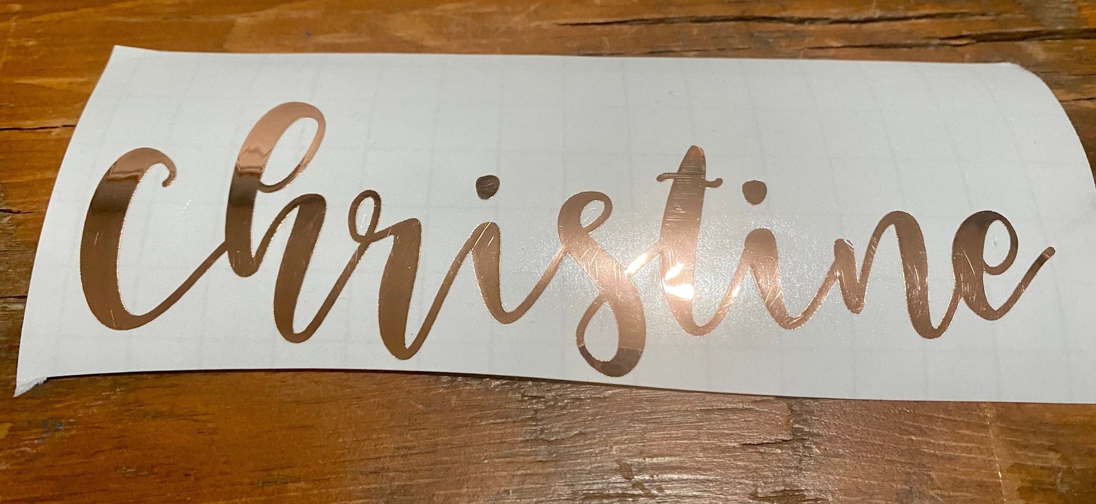 Personalized Name Decal Permanent Vinyl / Window Decal / Water Etsy