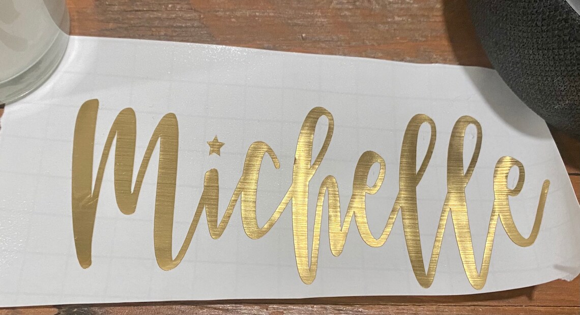 Personalized Name Decal Permanent Vinyl / Window Decal / Water Etsy