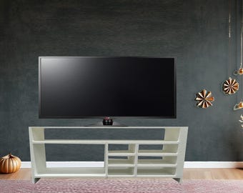 1/6 Scale Doll Furniture TV STAND For Barbie doll House  3D Printed WHITE