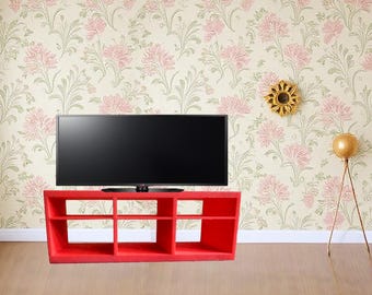 1/6 Scale Doll Furniture TV STAND For Barbie doll House - 3D Printed - PINK