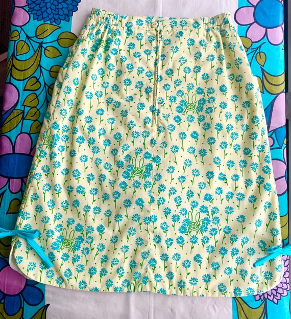 Women’s Vintage 70s Vested Gentress Skort. Pale Y… - image 9