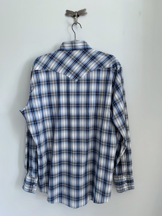 70’s Off White Striped Western Snap Button Shirt by Prior Westerns Denver main image 1