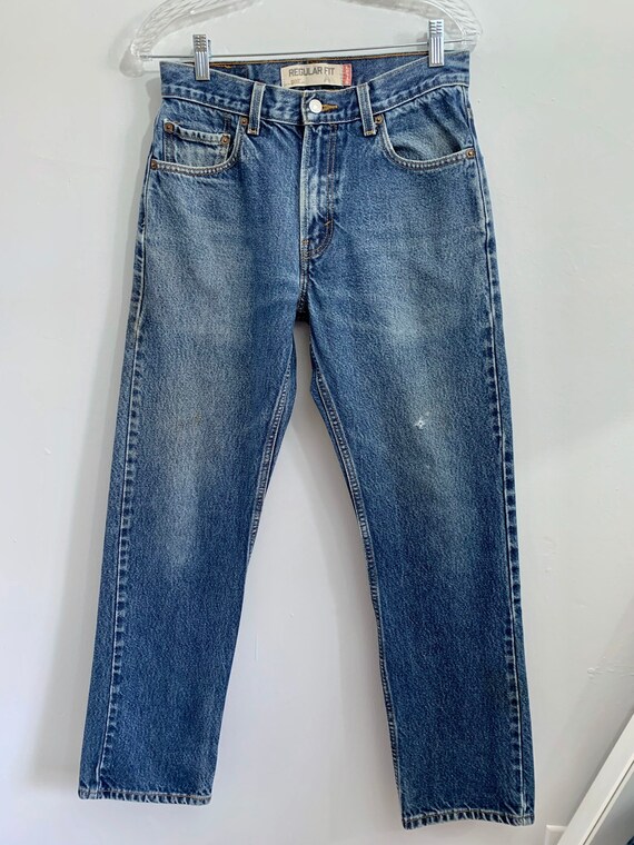 Levis Jeans, Vintage 505 Early Y2K Zipper Fly, Red Ta… - Gem