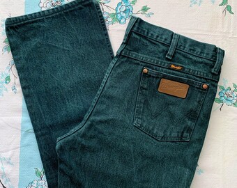Green Wrangler Jeans - Etsy