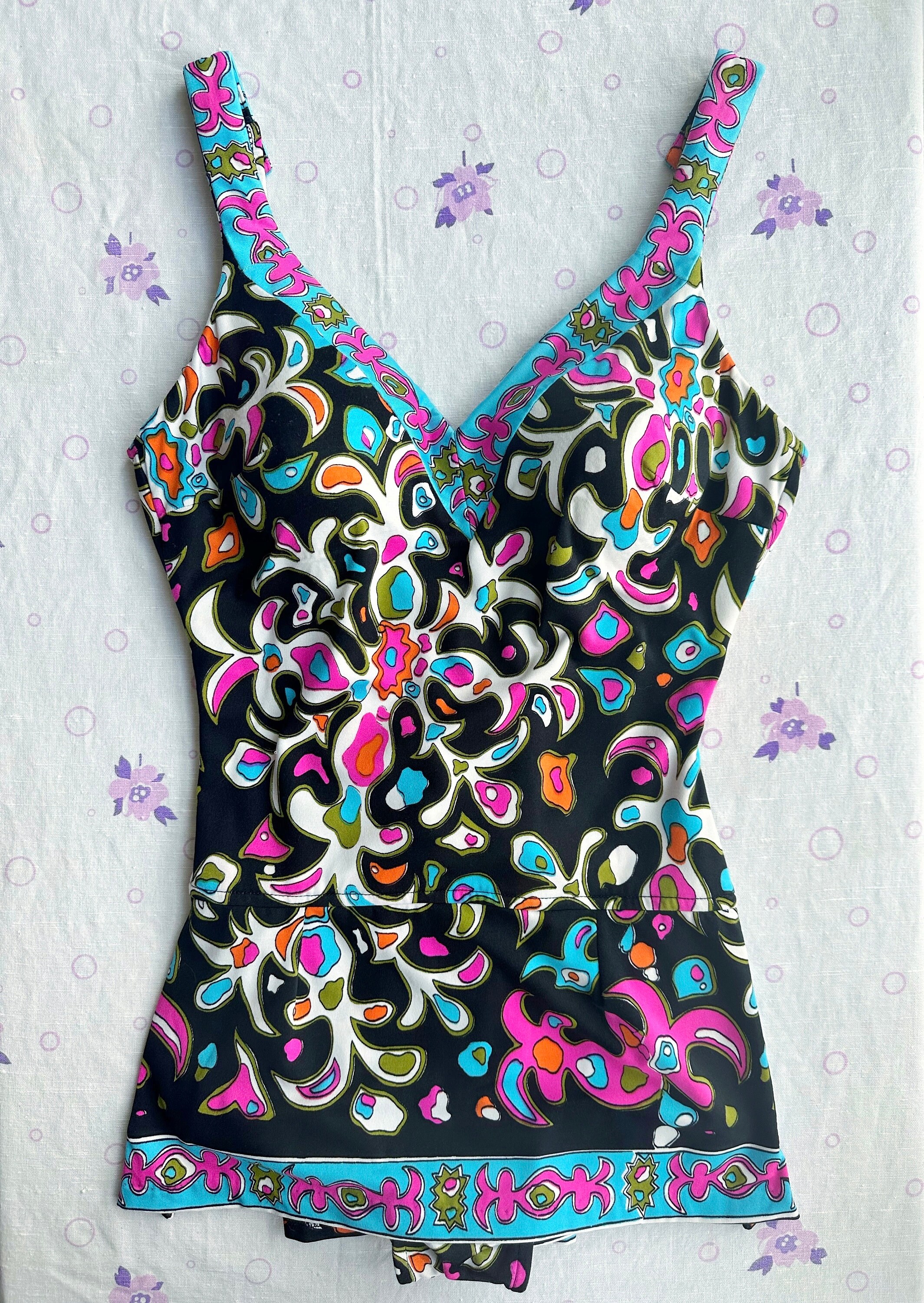 Skirted Bathing Suit Etsy