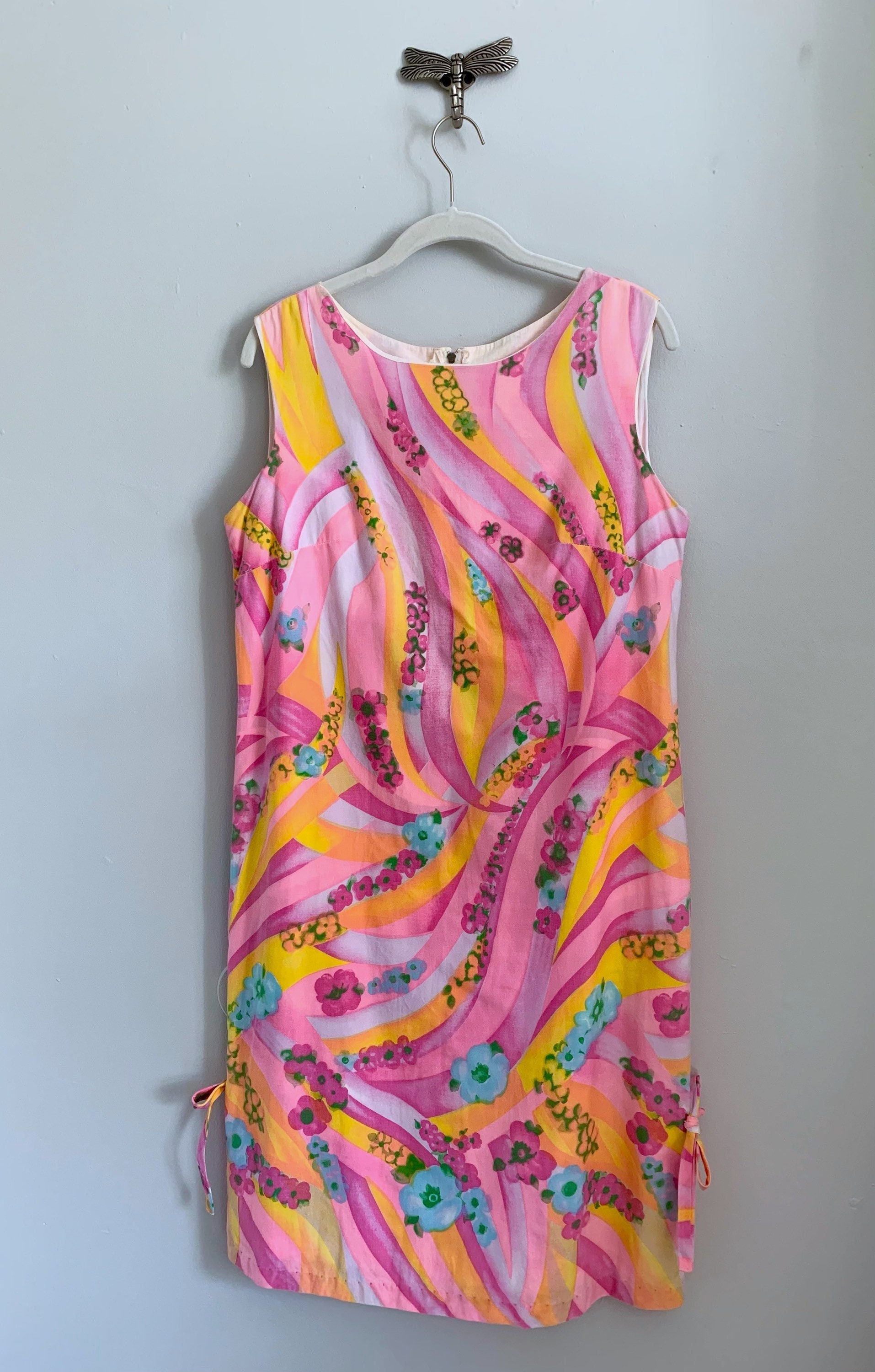 psychedelic shift dress