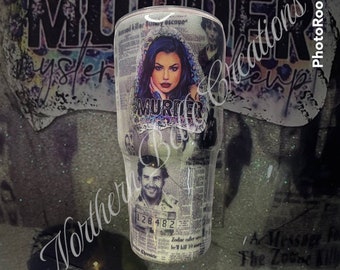 Bailey Sarian Murder Mystery Makeup Tumbler