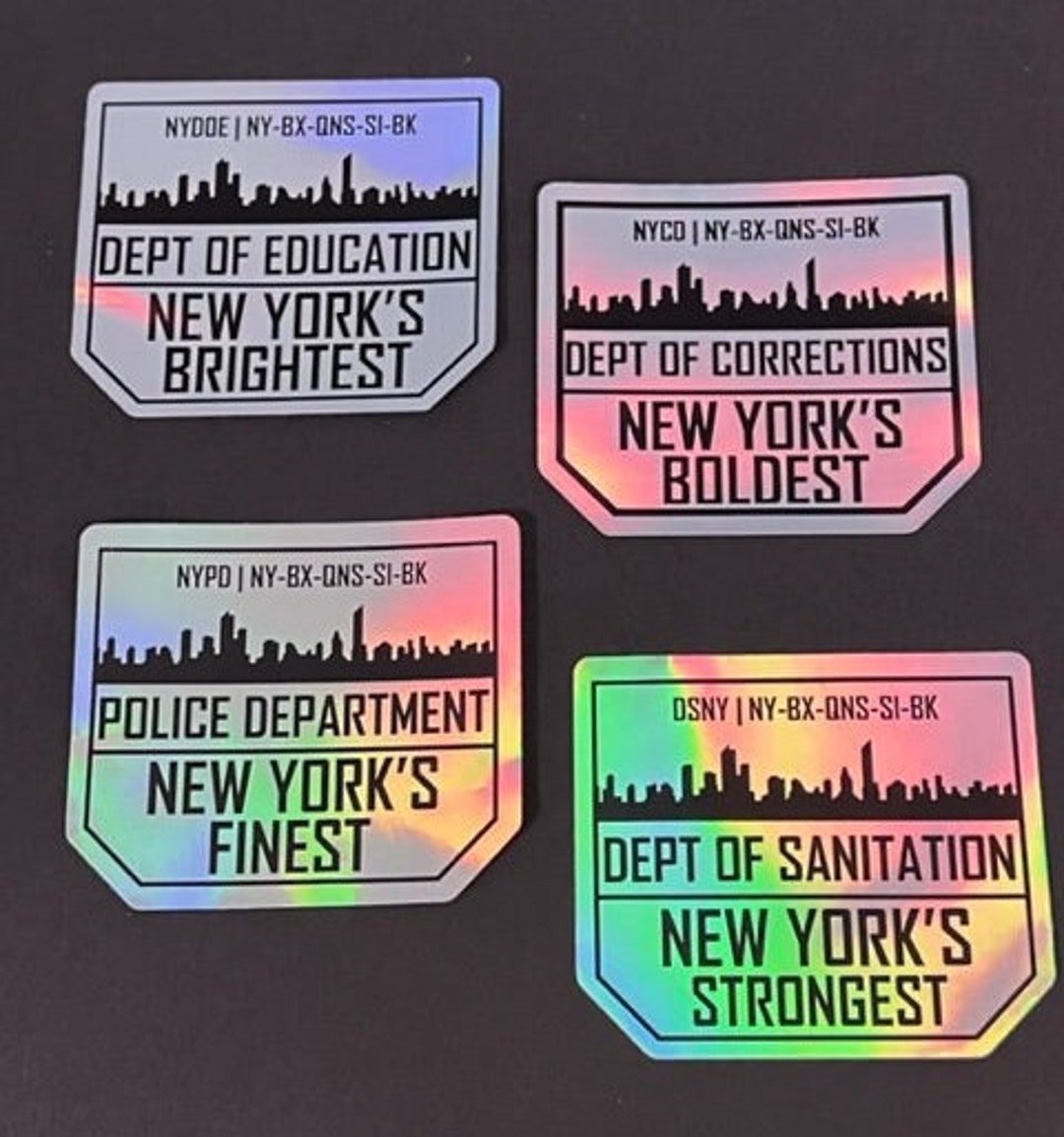 Fdny Stickers Nypd Decals Nycdoe Nycd Label Nystrooper Nycdocs Sign