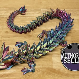 Flexibler KristallDrache - Crystal Dragon - Beweglich