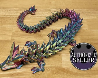 Flexibler KristallDrache - Crystal Dragon - Beweglich