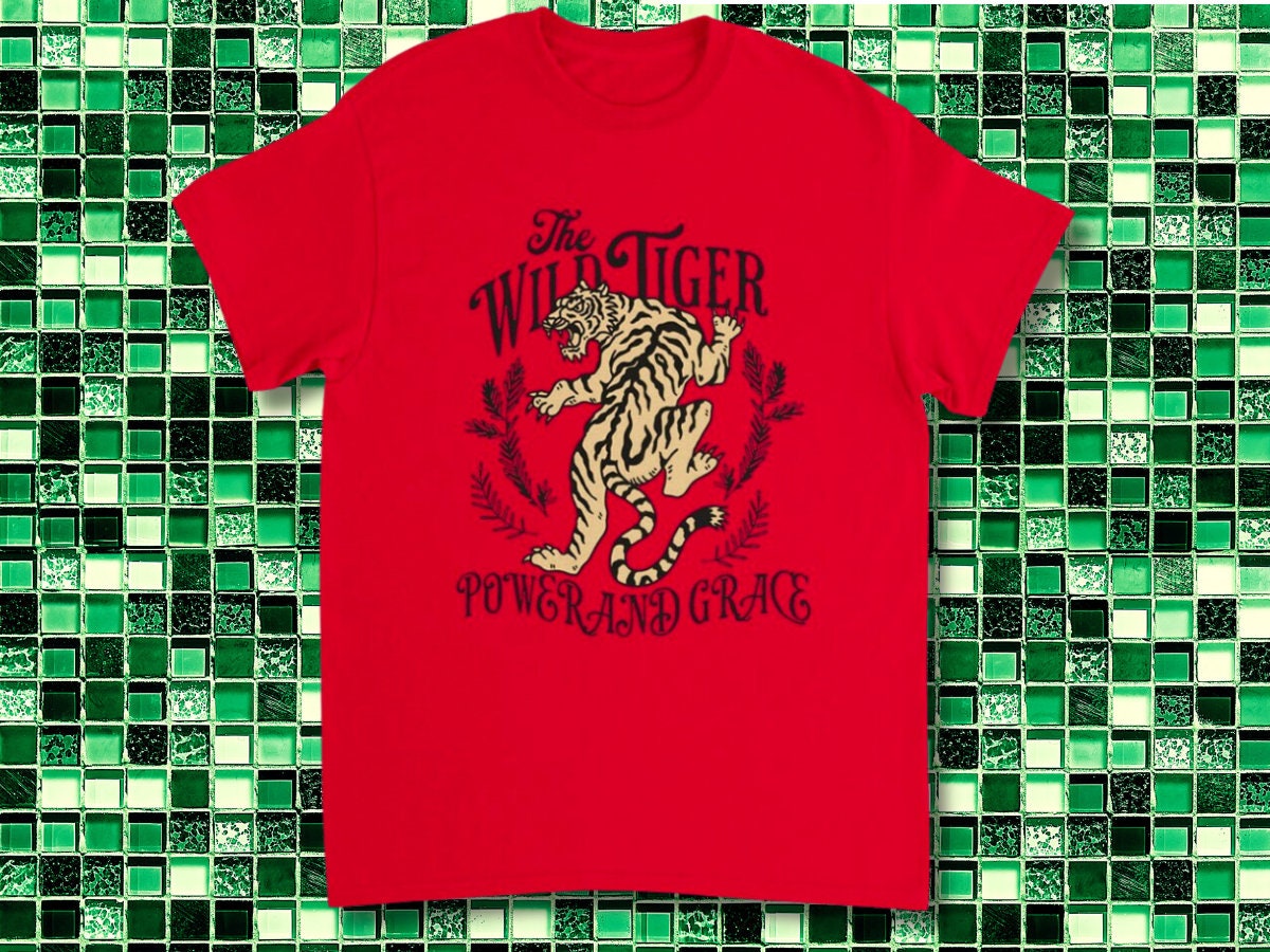 Power and Grace Tiger Shirt