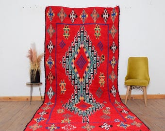 Boujad: 11 x 5 ft large Moroccan rug, vintage wool area rug