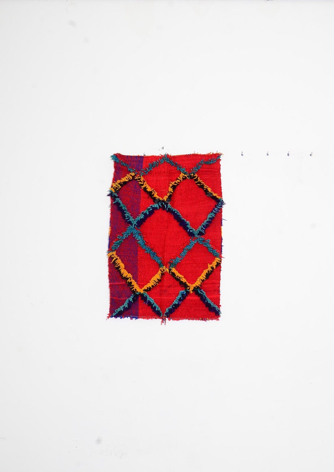 Small Soft Rug Antique Boujaad Rug Hand-woven by Burberry Handmade ...