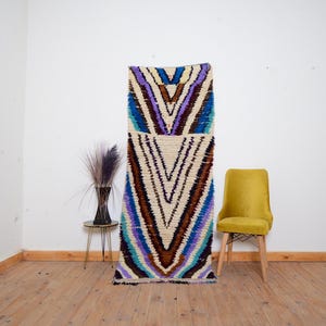 Runner Azilal Rug, Azilal Rug, Moroccan Rug, Wool Rug, Area Rug, Azilal , Berber Rug, Runner Rug, Moroccan Runner Rug, Runner, Hallway rug
