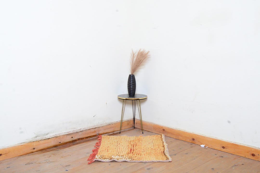 Small Moroccan Rug | Berber Rug Handcrafted Bathroom Bedroom Entryway ...