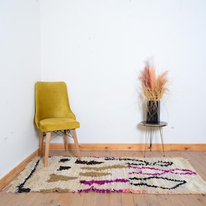 Vintage Beautiful Azilal Rugs, Genuine Wool Rugs, Handmade Moroccan Azilal Rugs, Berber Carpets, Area rugs, Tapis Marocain