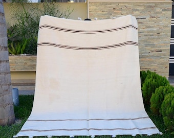 Large Kilim rug, Moroccan Berber rug, Artistic Boho Decor