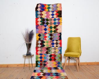 Authentic Rug Beniourain rug Handmade Moroccan rug Vintage Berber Rug Moroccan Wool Rug