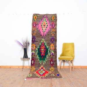 Runner Azilal Rug, Azilal Rug, Moroccan Rug, Wool Rug, Area Rug, Azilal , Berber Rug, Runner Rug, Moroccan Runner Rug, Runner, Hallway rug